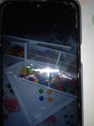 Gioco dei chiodini colorati anni 80