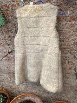 chaleco largo mujer t-m