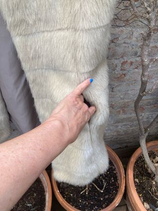 chaleco largo mujer t-m