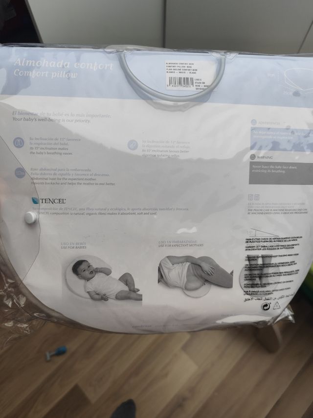Almohada confort cambrass embarazada y antireflujo