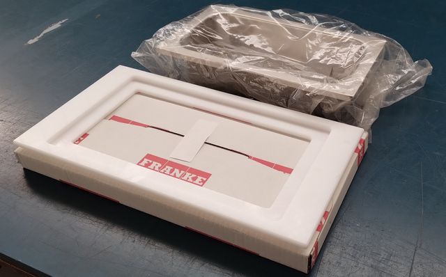 kit tagliere + vaschetta inox