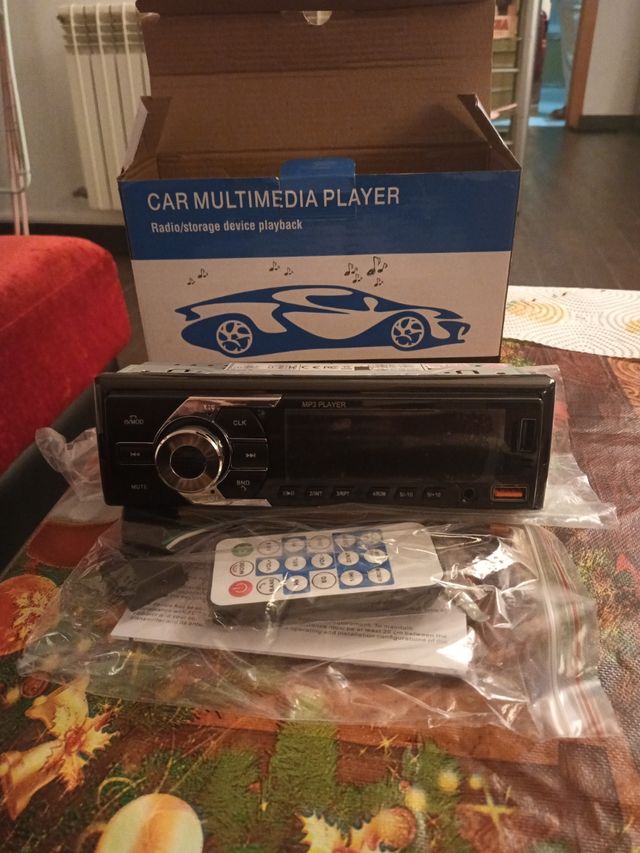 Radio coche bluetooth!! Con mando..