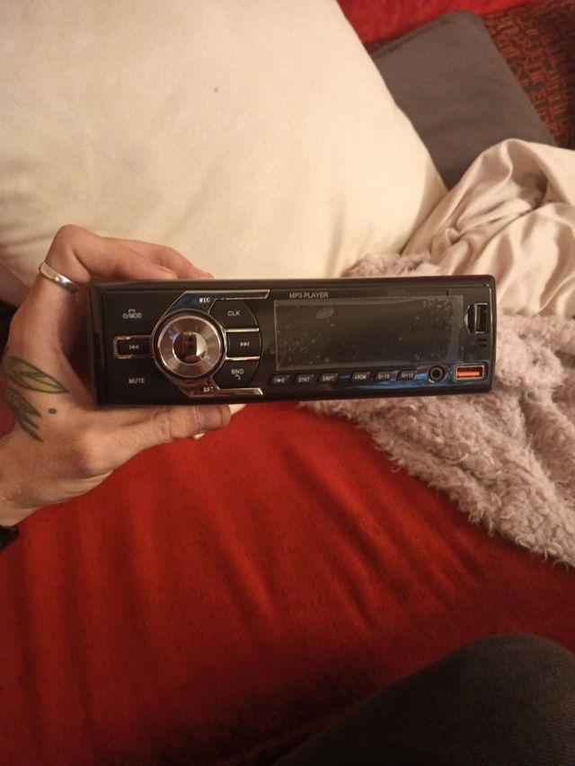 Radio coche bluetooth!! Con mando..