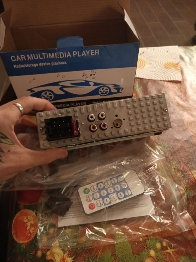 Radio coche bluetooth!! Con mando..