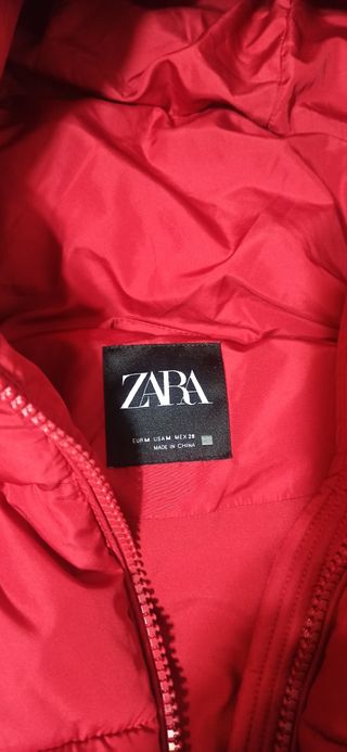 Cazadora roja Zara