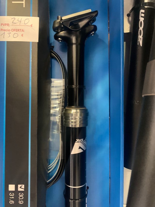 TIJA TELESCOPICA 30.9x328X80mm XLC SP-T11 NEGRO-P