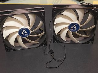 2 Ventiladores PC 12cm sonda temperatura