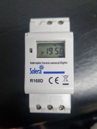 Interruptor horario SOLERA R168D