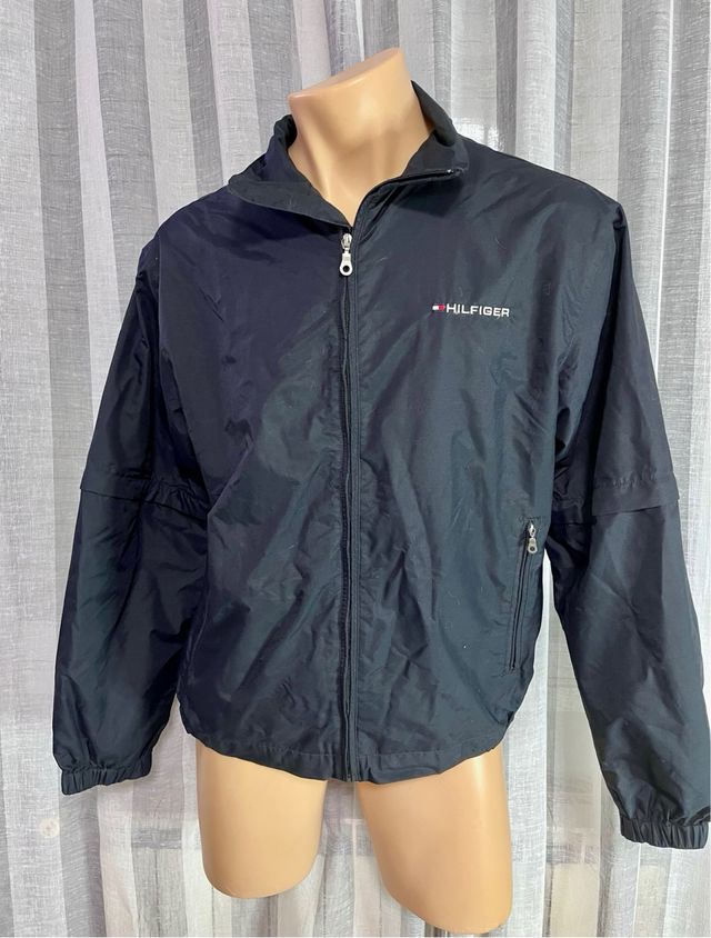 Chaqueta tecnica golf negra tommy hilfiger