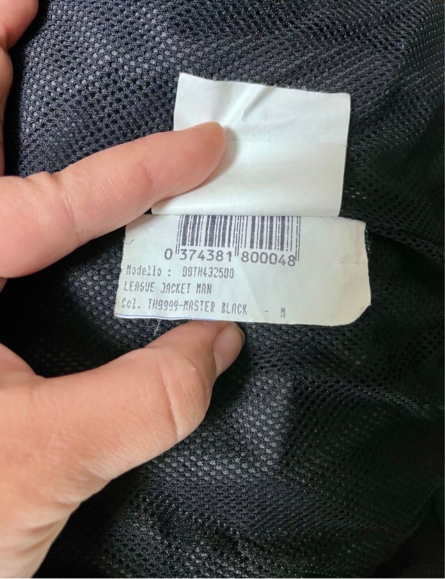 Chaqueta tecnica golf negra tommy hilfiger