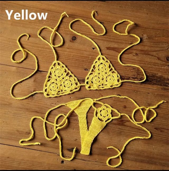 Micro bikini de punto colores