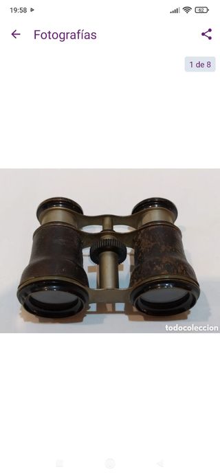 Antiguos binoculares de opera