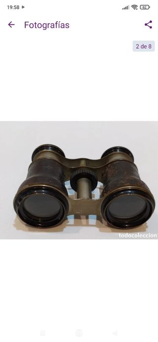 Antiguos binoculares de opera