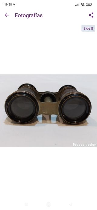 Antiguos binoculares de opera