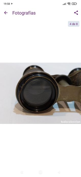 Antiguos binoculares de opera