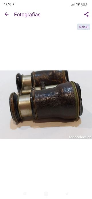 Antiguos binoculares de opera