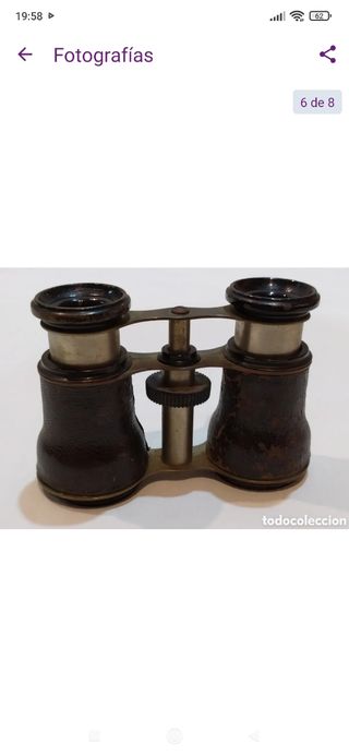 Antiguos binoculares de opera