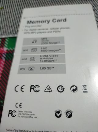 Micro SD 256 Gigas. Nueva 
