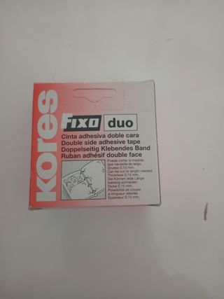 Cinta adhesiva doble cara Kores Fixo Duo 1ux5cmx30