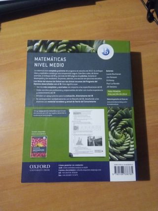 IB Bachillerato Internacional,Matematicas Nivel Me