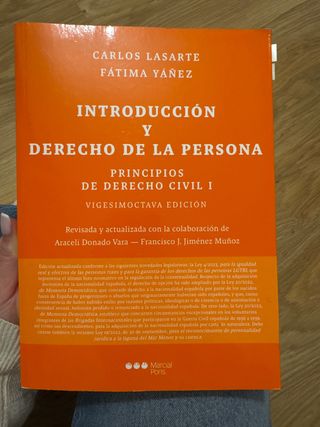 Principios de Derecho civil I