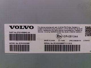 SISTEMA AUDIO / RADIO CD VOLVO XC 40 (3)