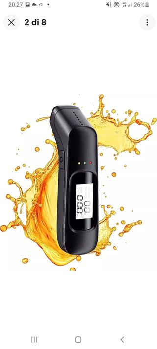 Alcool Test Etilometro Portatile Display