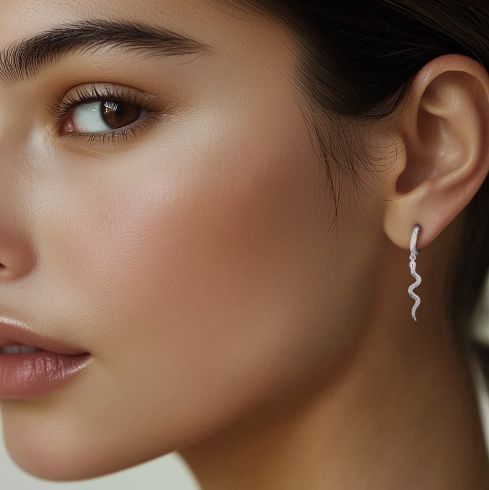 Pendientes plata Roselin