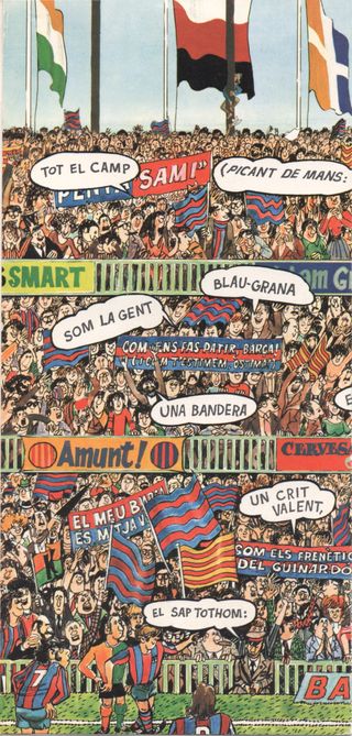 HIMNO BARCELONA-TRIPTICO NADAL 1975