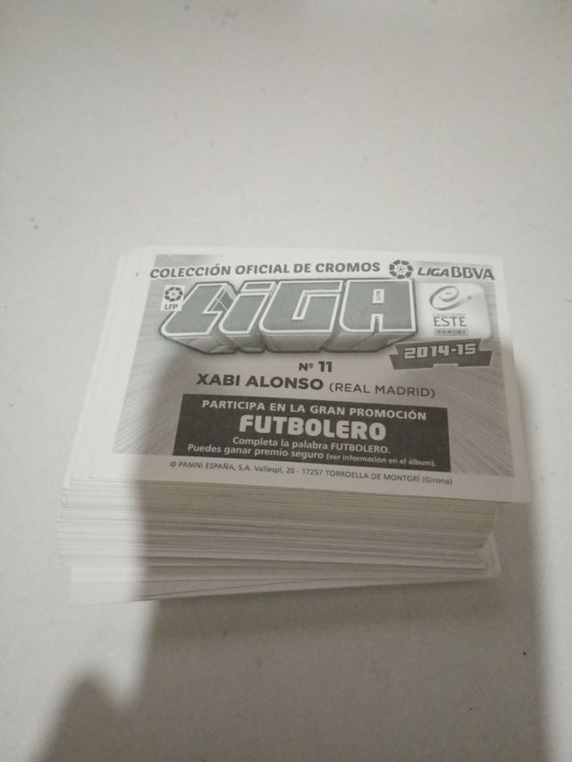 CROMOS LIGA ESTE 2014-15