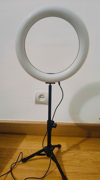 Aro de luz con tripode