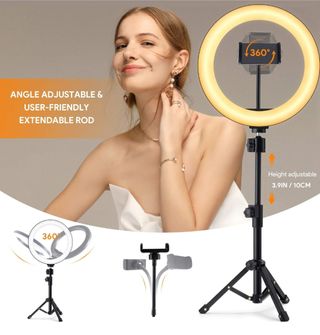 Aro de luz con tripode