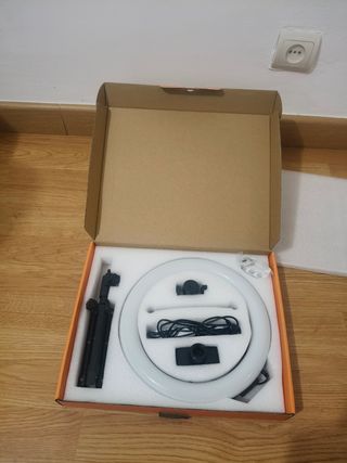 Aro de luz con tripode