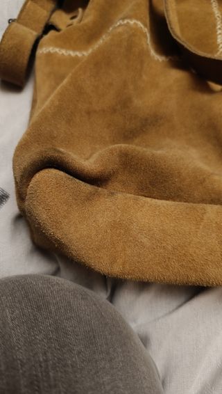 Bolso cuero ante piel 