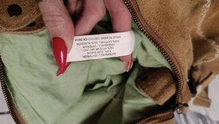 Bolso cuero ante piel 