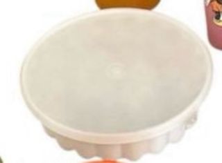Forma para pudim ou gelatina tupperware com tampa