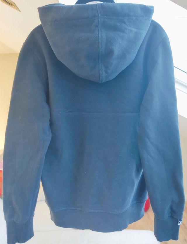 Sudadera negra Superdry niñas talla M