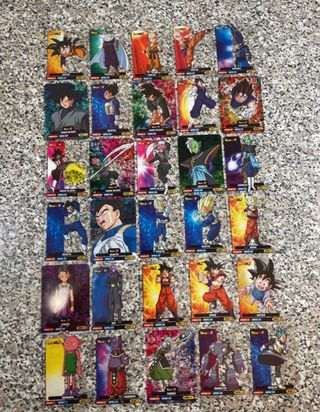 Set 84 lamincards dragon ball super