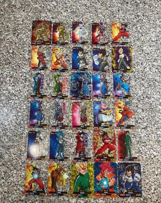 Set 84 lamincards dragon ball super