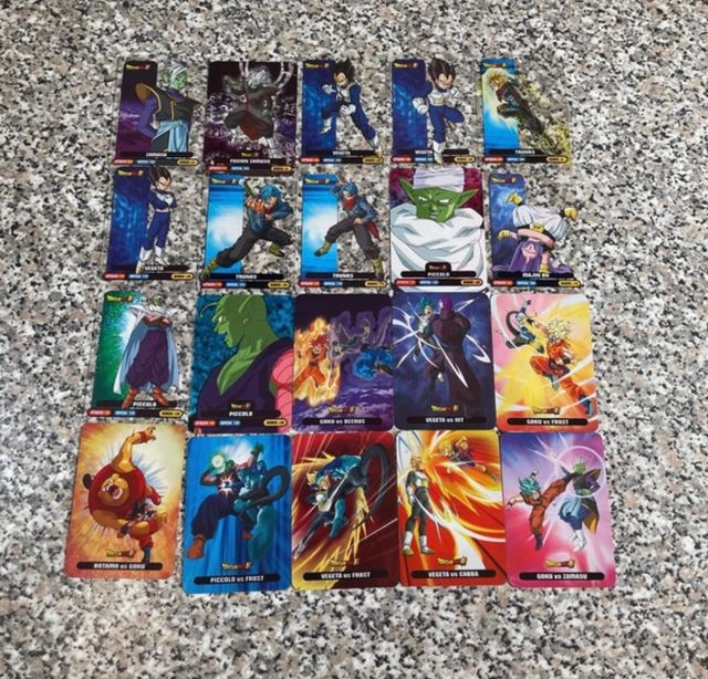 Set 84 lamincards dragon ball super