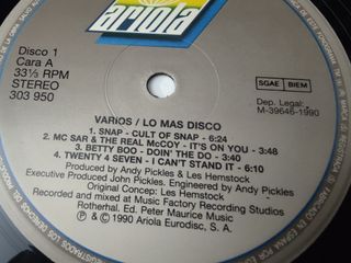 Vinilo Lo Más Disco