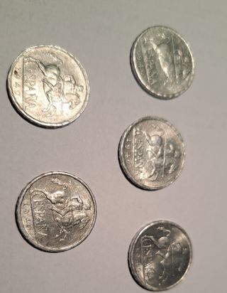 Moneda pesetas 5 céntimos 1940