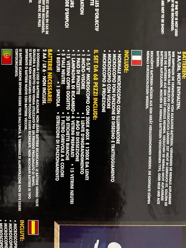 Microscopio scientifico micro science