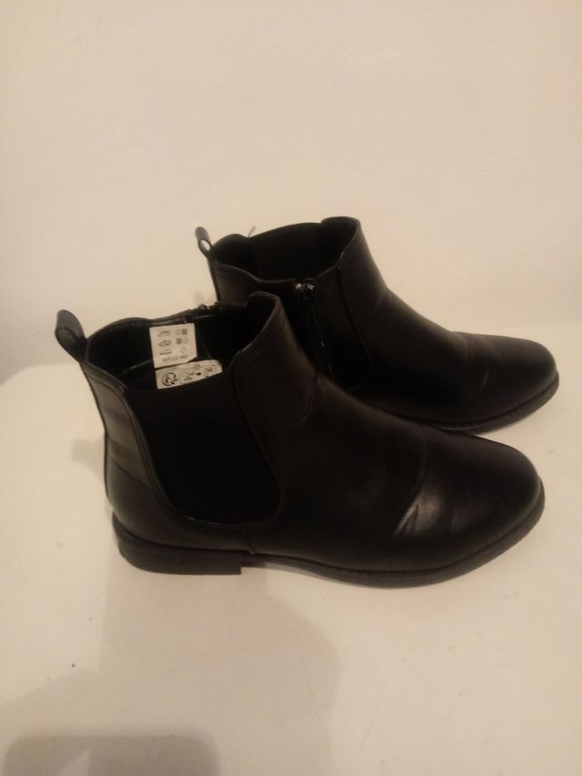 Botiïn Tacón Bajo Mujer Negro 41