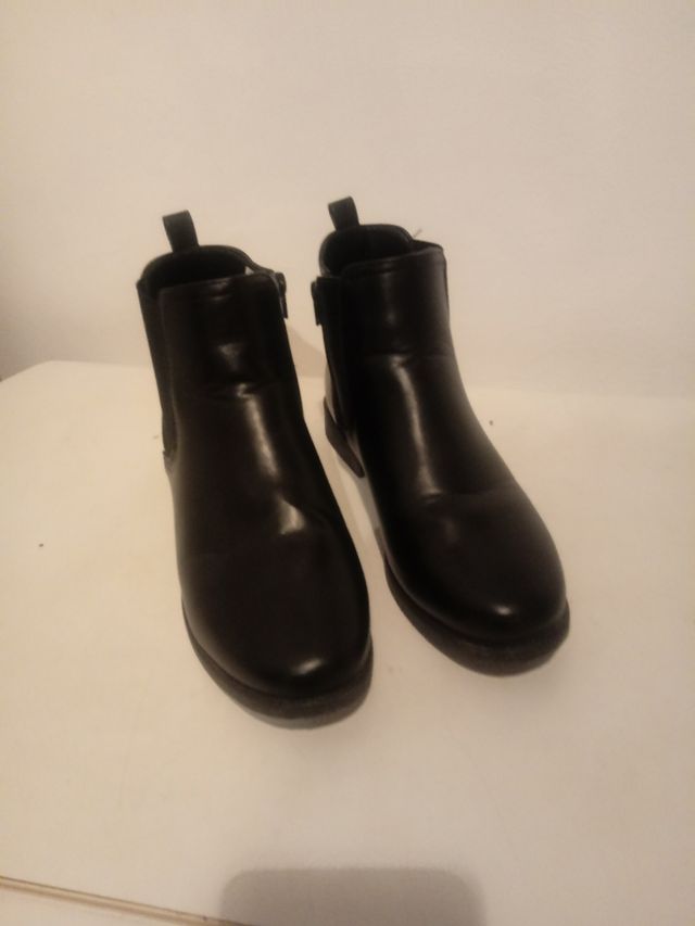 Botiïn Tacón Bajo Mujer Negro 41