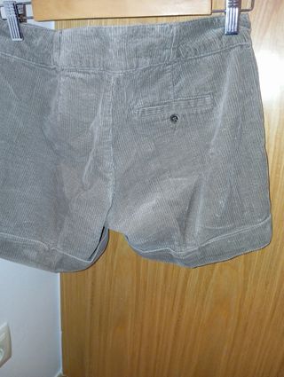 Bermudas de invierno de pana fina