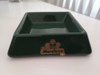 Cenicero porcelana cerveza marston's 