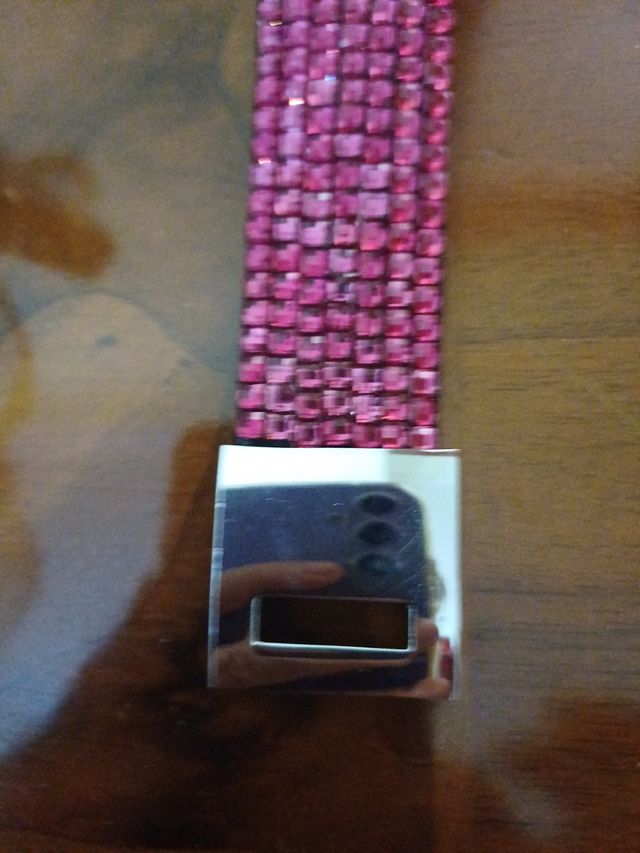 Bracciale in acciaio e cristalli