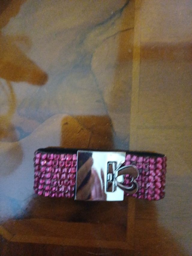 Bracciale in acciaio e cristalli