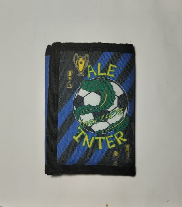 Portafoglio A Strappo Anni 80, 90 " Alè Inter"